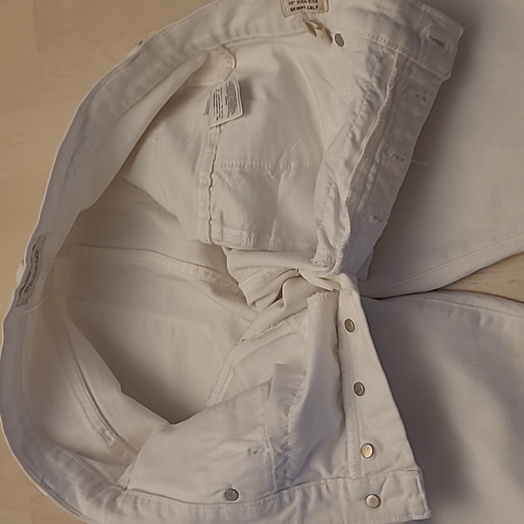 LIKE NEW Madewell 10" High Rise Skinny Cropped Fringed Hem Button Closure Jeans - Picture 15 of 17